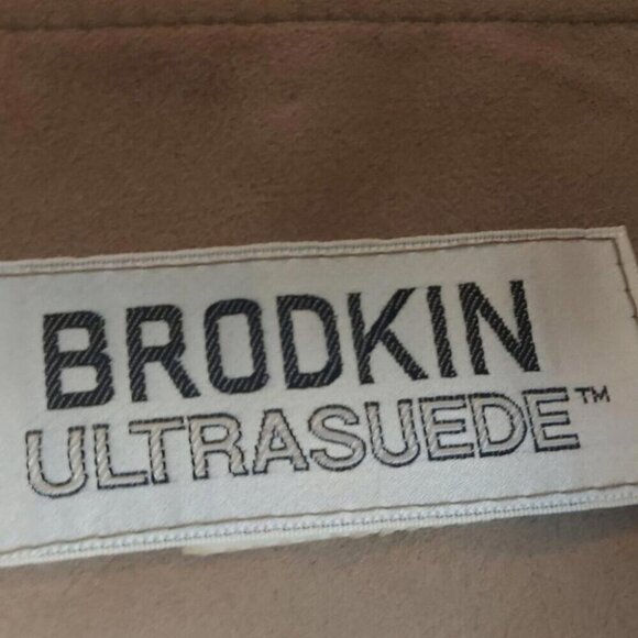 70s Boho Faux Suede Blazer Brodkin Safari Chic Belted Utility Blazer Minimalist - Picture 5 of 11